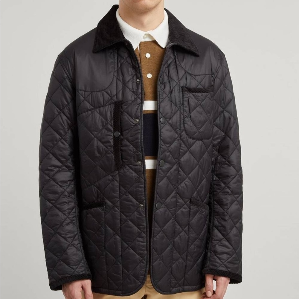 BNWT Size Medium - Barbour x Engineered Garments Staten Black Quilted Jacket